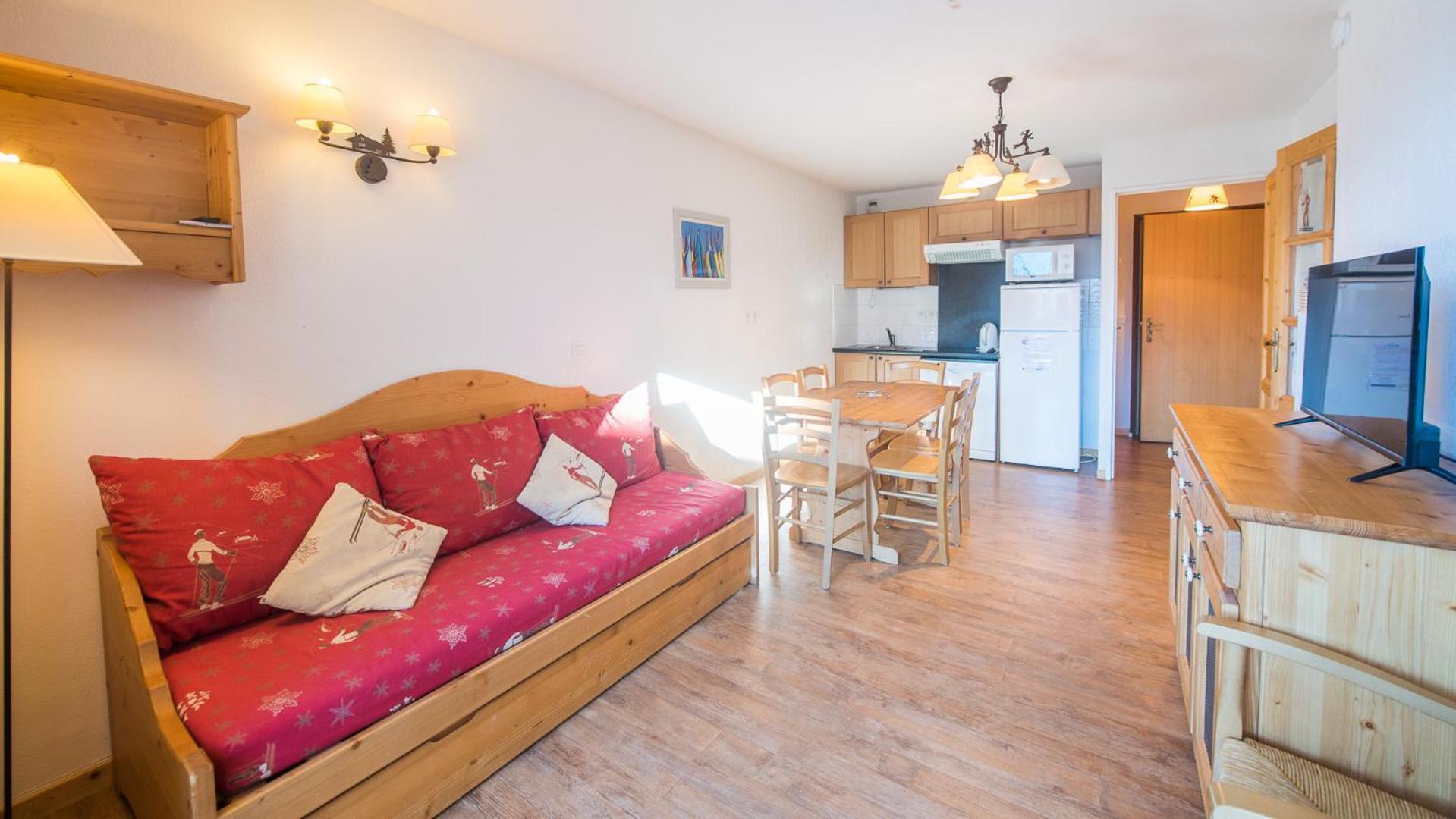 B305- Appartement 2 pieces cabine 6 personnes Orcières Esterno foto
