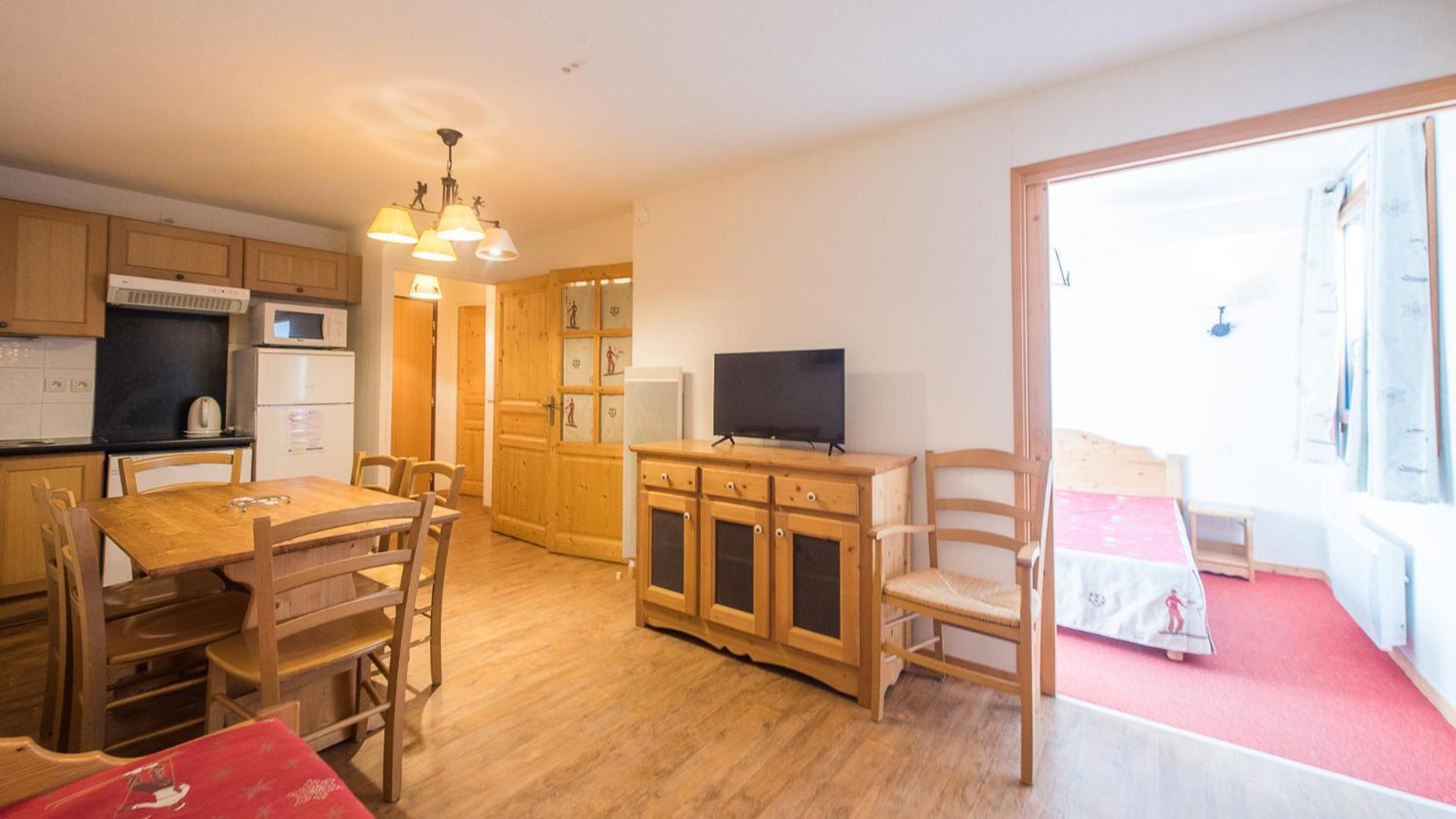 B305- Appartement 2 pieces cabine 6 personnes Orcières Esterno foto