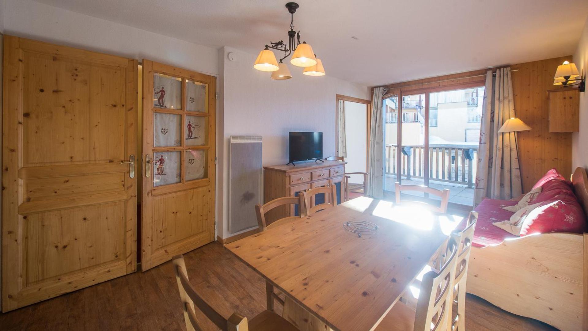 B305- Appartement 2 pieces cabine 6 personnes Orcières Esterno foto